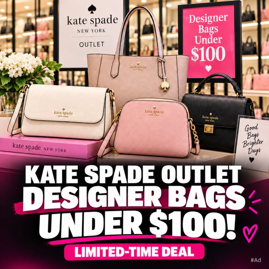 Kate Spade Outlet designer bags under $100 limited-time deal