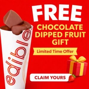 FREE chocolate dipped fruit gift from Edible Arrangements promotion
