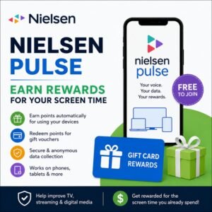 Nielsen Pulse rewards program earn gift vouchers for screen time