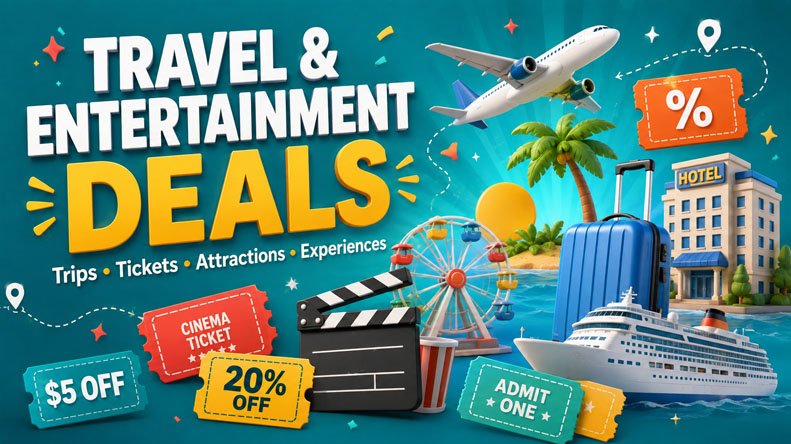 ravel and entertainment deals on trips, tickets, hotels, cruises and attractions