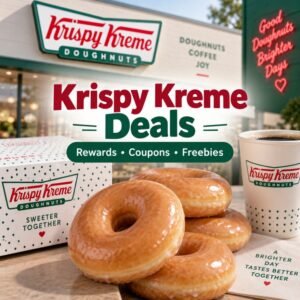 Krispy Kreme deals, rewards, coupons and freebies
