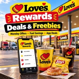 Love's Rewards deals, Monday freebies, fuel savings and mobile offers