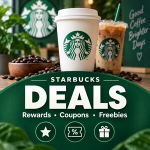 Starbucks deals, Rewards, coupons and freebie offers