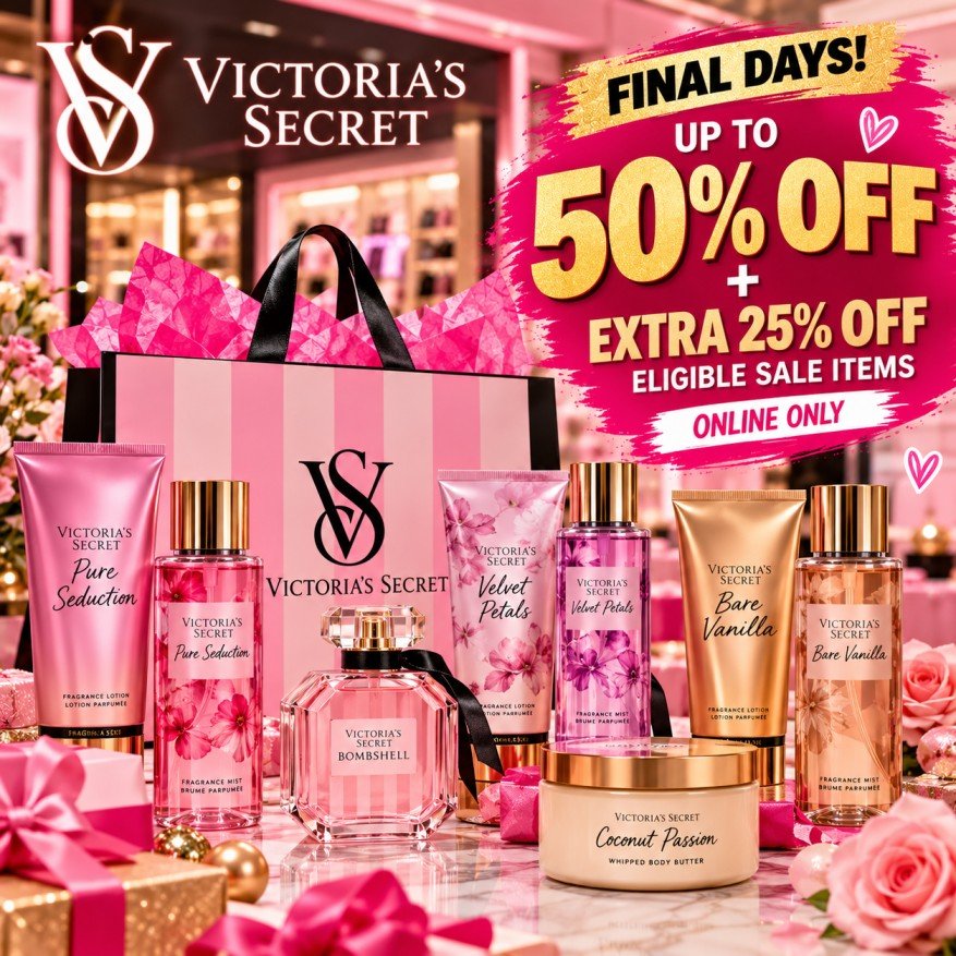 Victoria's Secret clearance sale with extra 25 percent off sale