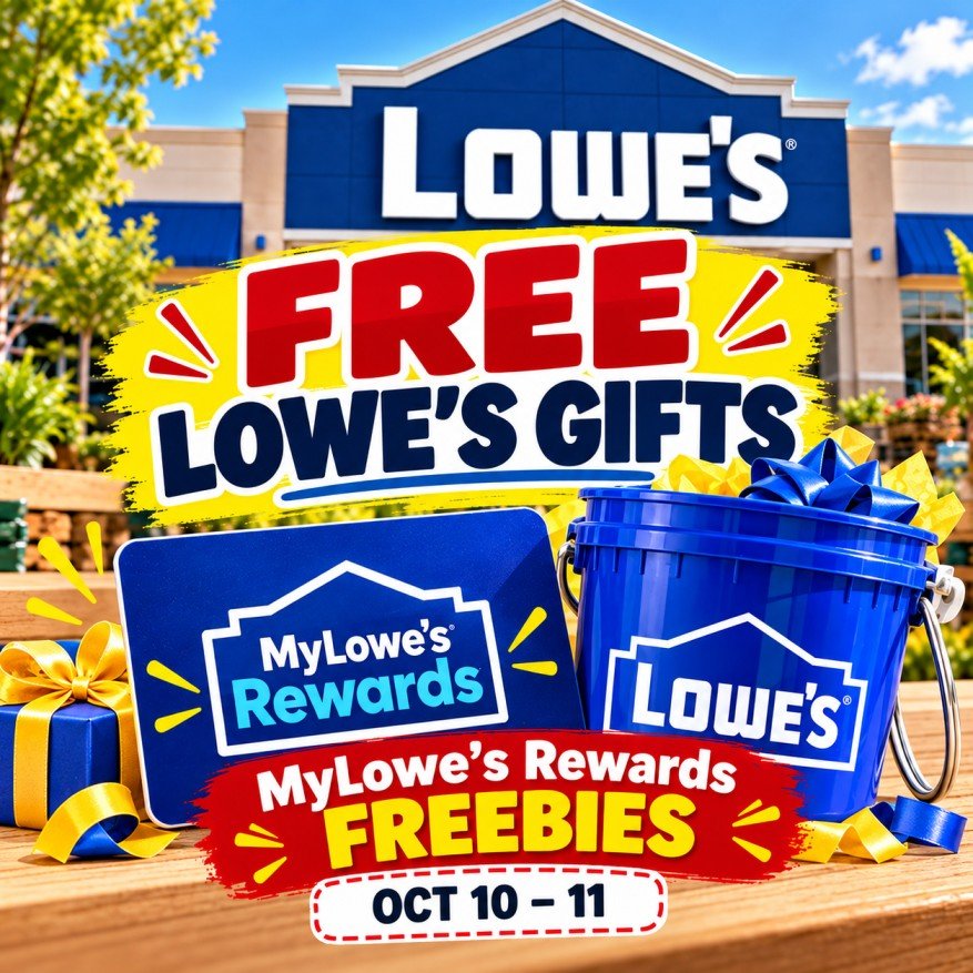 Lowe's MyLowe's Rewards freebie event October 10 and 11, 2026
