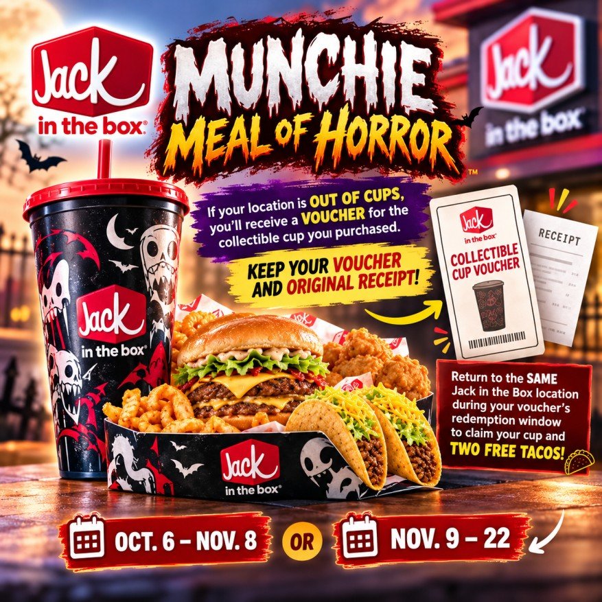 Jack in the Box Simpsons Treehouse of Horror free tacos offer