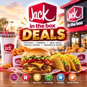 Jack in the Box deals, coupons, rewards and free food offers