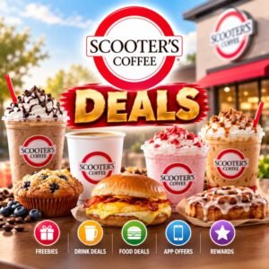 Scooter's Coffee deals, coupons, rewards and free drink offers