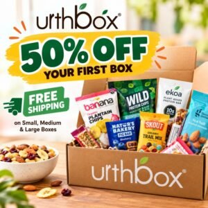 UrthBox 50% off first snack box with free shipping