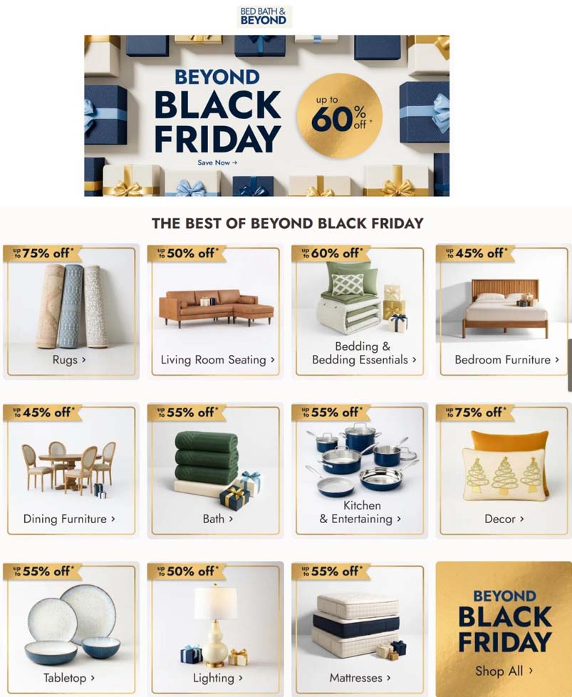 Bed Bath Beyond banner