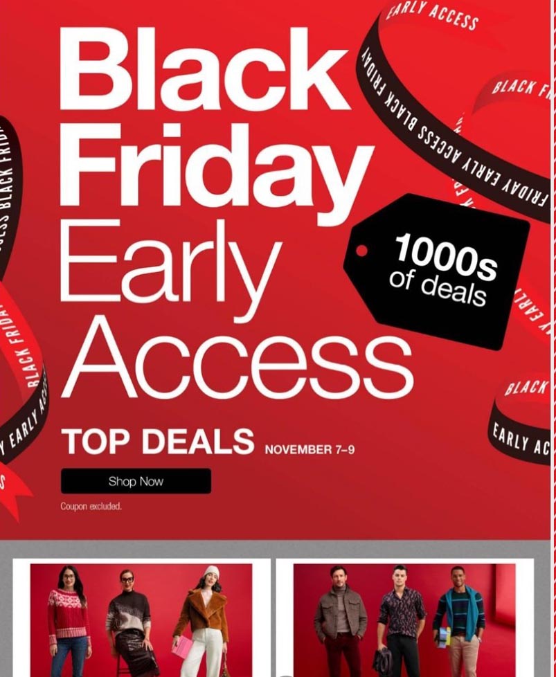 JCPenney Pre Black Friday 2025