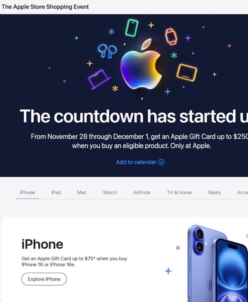 apple banner