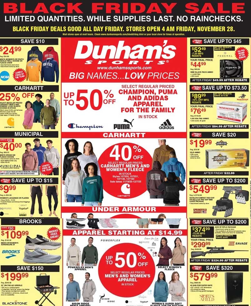 dunhams banner