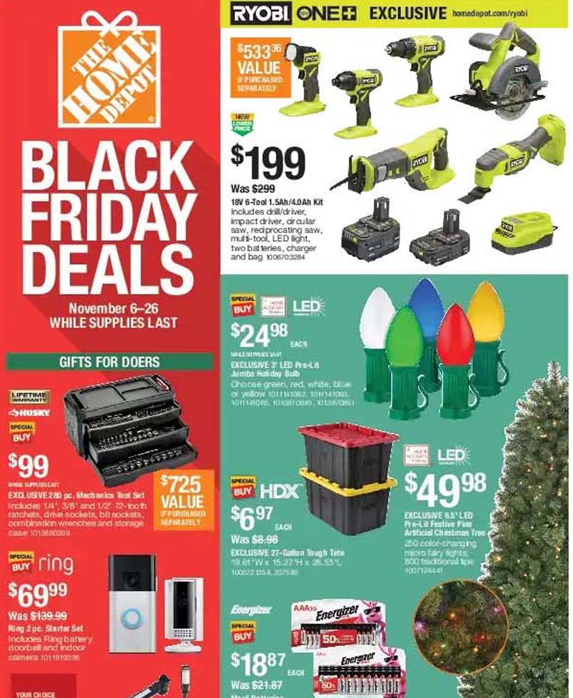 home depot poster