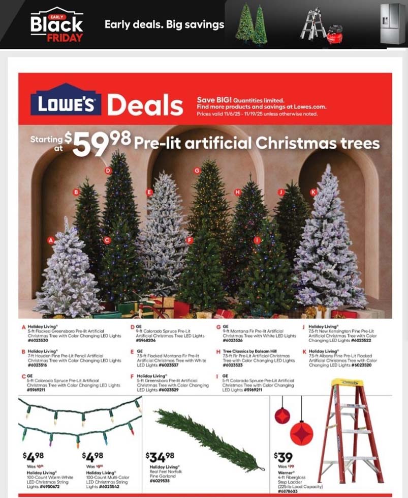 lowes deals banner