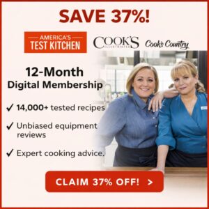 Save 37% on America’s Test Kitchen 12-month digital membership subscription deal