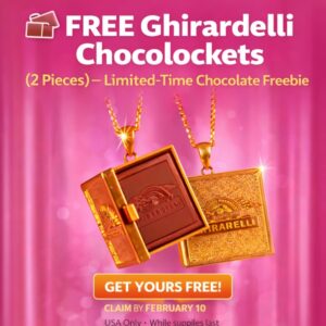 Free Ghirardelli Chocolockets chocolate giveaway – 2 pieces sample