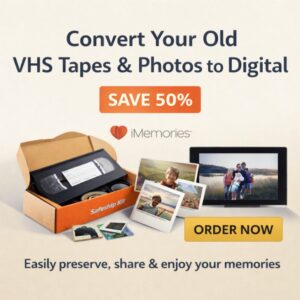 iMemories service converting old VHS tapes and photos to digital format